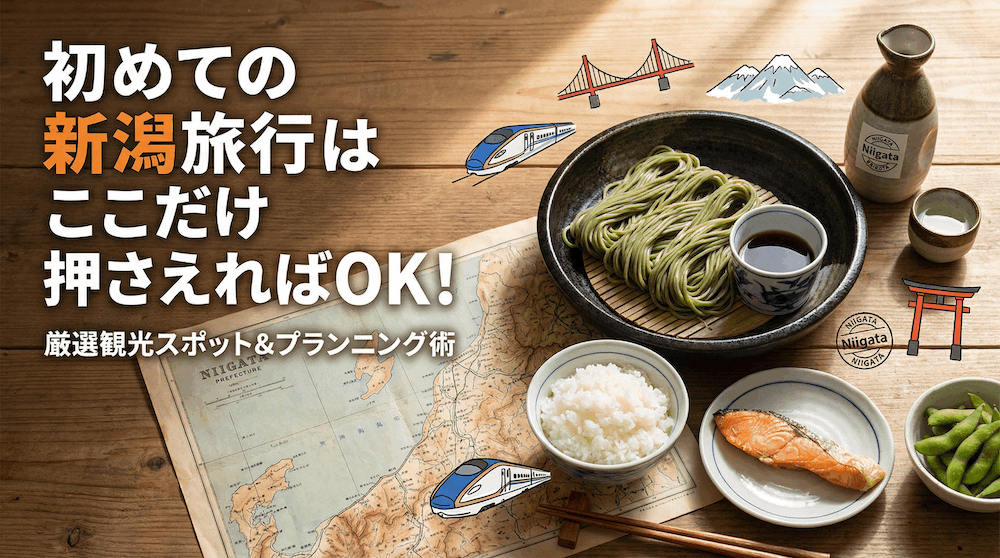 初めての新潟旅行はここだけ押さえればOK！厳選観光スポット＆プランニング術
